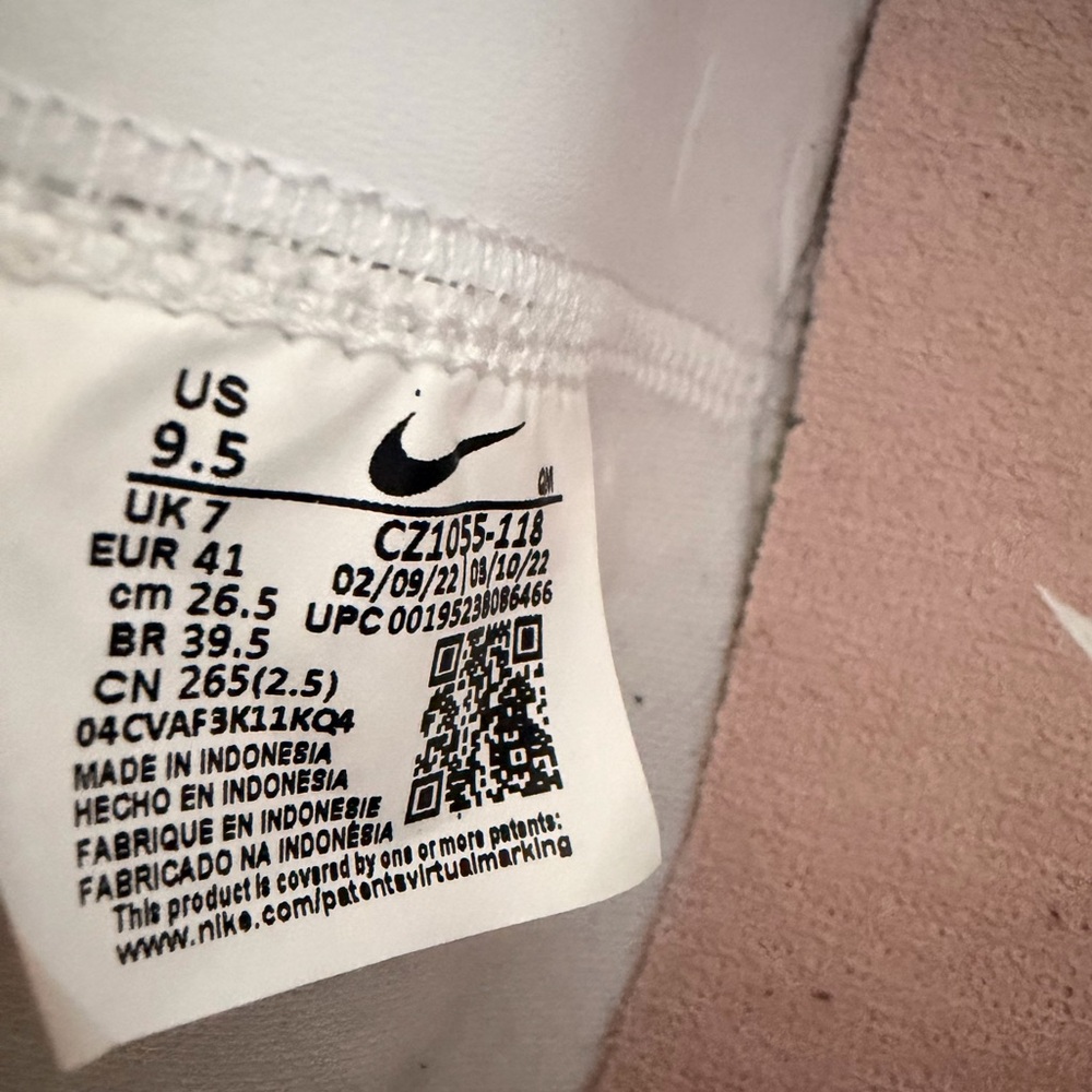NWOB Nike Blazer Mid 77 Vintage Summit White Pink (Women's) - Picture 4 of 6